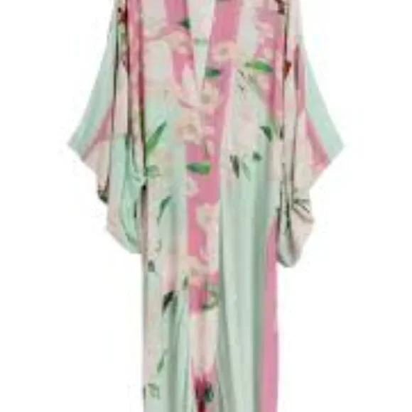 13 - NWT SAACHI BLOSSOM BREEZE FLORAL PRINT KAFTAN - Picture 5 of 5